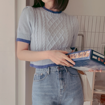 꽈배기비뇽니트