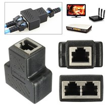 RJ45 분배기 어댑터 커넥터 CAT 7 LAN 이더넷 케이블 소켓 허브 PC 랩톱 Mac 용 12 암 포트, 한개옵션0