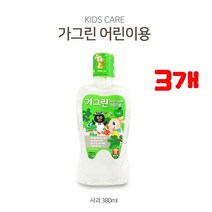 *댕이몰* 동or제약 어린ol 가그린 380ml - 사과맛(어린이 구강청결제), 3개