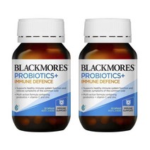 Blackmores 블랙모어스 프로바이오틱+ 이뮨 디펜스 거트 헬스 비타민 30캡슐 2팩