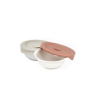 락앤락 바로한끼 도자기 밥용기 SLB302S2, 몸체 355ml + 뚜껑, 2세트