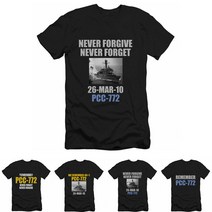 서해수호의 날/천안함/티셔츠/3XL/2XL/서해대전/PCC-772/트렌드밤/CH00-40/12종, 3XL, 긴팔티 블랙