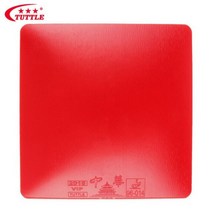 TUTTLE 탁구 고무 VIP 여드름 닦았 슈퍼 라이트 40 스폰지 Tenis ITTF 승인, 빨간색