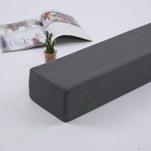 침대 옆 매트리스 쿠션 틈새 쿠션 채우기 장쿠션, 블랙(길이150cm)_8X15cm(높이X깊이)