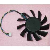 팬 쿨링R53 AVC DASA0815R2U 75mm 그래픽/비디오 카드 쿨러 팬 교체 GTS 450 GTX 550 560 용 34mm x 36mm x, 한개옵션0, 한개옵션0, 한개옵션1
