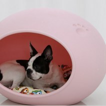 고양이침대 강아지용품할인점 깊고 넓은 사이즈 핑크