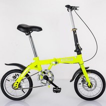 미니밸로 바퀴작은 초보 경량 자전거 미니 접이식 14인치 성인 남녀 학생 초 휴대용 싱글, 03 20인치, 01 형광 그린