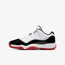 나이키 조던 11 레트로 로우 콩코드 브레드 GS Nike Jordan 11 Retro Low Concord Bred 528896-160