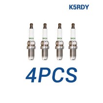 토치 표준 시리즈 점화 플러그 K5RDY 촛불 교체 BKR5EK 토성 lw300베이스 2001-2003 3.0L/181, 02 4 pieces K5RDY