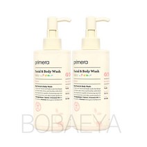 프리메라 베이비 페이셜&바디워시 250ml 1+1 유아 아기 신생아 키즈 바디워시 바스 클렌저, 2개