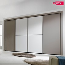 템푸스 슬라이딩 붙박이장(고급형)-300cm(10자), 화이트