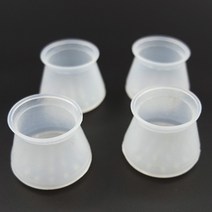 의자 끌림 방지 끄는 소리 실리콘 발 커버 화장대 식탁 다리 장판 눌림 매트 소파 찍힘 층간 소음 자국 고정 캡 책상 깔판 보호 밀림 바닥 마개 가구 싸개 투명 4P