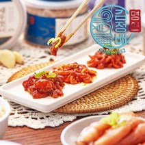 김정배 명인젓갈 인기젓갈 500g 골라담기(8종 낙지 오징어 어리굴 창난 고둥 명태회초 추젓 꼴뚜기젓), 1. 낙지젓 500g