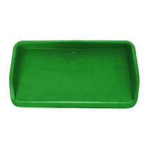 튼튼한 골프 공 쟁반 저장 골프 용품은 연습 Ioor를 위한 100개의 공을 수용합니다, 60x33x8.5cm, 고무, 녹색