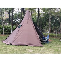 파이어쉘터 불멍 대형 돔 쉘터 4 5 Peoples Pyramid Tent With A, 02 Coffee