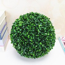 인조 잔디 이끼 식물 Simulate Plastic Green Leave Ball Artificial Grass Fake Plants Home Garden Weddi, 01 20cm