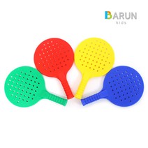 바른키즈 풍선치기 라켓 / 풍선라켓 유아체육놀이, 빨강