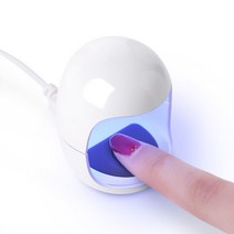 계란 모양 3W UV LED 램프 손톱 단일 손가락 램프 네일 젤 폴란드어 건조기 건조 기계 스마트 센서 45s / 6, 한개옵션1, 01 WHITE