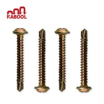 [황금스틸] 갑을화스너 와샤머리 와셔머리 양날피스 직결피스 철판 판넬 각파이프 13mm 16mm 19mm 25mm 32mm 38mm 50mm 64mm 75mm, #8-50 1봉지