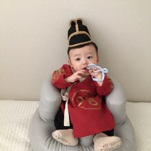 (당일발송)베이비 임금님 왕 한복 돌전 돌후 아기선물 돌 백일 명절 추석 설빔 신생아 아기촬영내새끼들