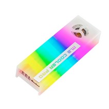 커스텀수냉 pc 쿨러 게이밍 Jonsbo M.2 SSD 방열판 ARGB 조정 가능한 색상 5V 3Pin HD 하드 드라이브 디스, 한개옵션0
