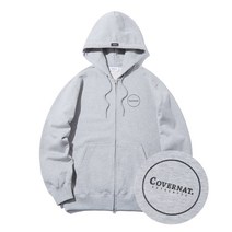 [정품/이벤트] 커버낫 COVERNAT 어센틱 로고 후디 집업 그레이