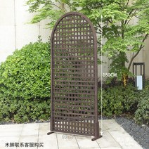 정원 울타리 담장 휀스 조립 창고 농막 펜스 이동 주택 휀스문, 180x60 로들리 브라운