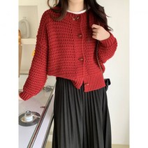 가디건 자켓 여성 재킷 코디 JACKET 코튼 빅사이즈 원피스위에입는 검정 5xl 120 니트 쟈켓 잠바