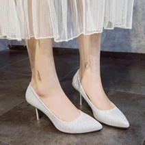 kirahosi 여자 하이힐 봄 클럽 모임 스틸레토 패션 340호+덧신증정 Ec3i2z7