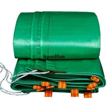바람막이 천막 캐노피 포장마차 썬랠라 녹색 트럭 캐노피 pe tarpaulin 화물 자동차 트럭 rainproof cloth container awning boat 화물선, 5x6m
