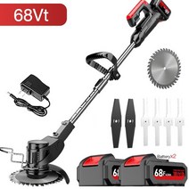 아세아관리기 미니관리기 소형트랙터 무선 잔디 깎는 기계 헤지 트리머 800W 전기 8V 마끼다 배터리용 조정, 04 68VT  B