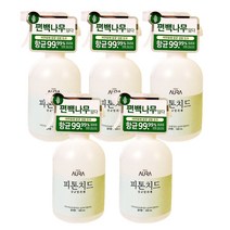 아우라 피톤치드 살균탈취제 500ml 숲속향, 5개