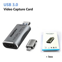 비디오캡쳐카드 youtube obs 라이브 스트리밍 방송 게임 녹음 상자 용 hdmi, 상자 포함