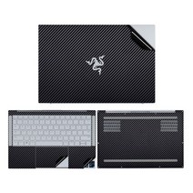 적합 RAZER 블레이드 13/14/15/17 시리즈 PC 보호 필름 찰상 먼지 Razer 15 RZ09-0421 스티커, [03] Blade 15 RZ09-0409, [06] Carbon fiber black