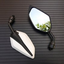 유니버설 10mm 스쿠터 부품 오토바이 사이드 미러 가와사키 혼다 스즈키 야마하 베넬리 모토, 01 1