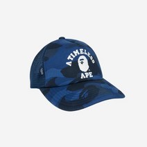 베이프 x JJJ자운드 컬러 카모 컬리지 메쉬 캡 네이비 BAPE JJJJound Color Camo College Mesh Cap Navy