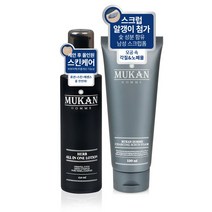 무칸 남자 올인원로션 + 폼클렌징 SET, 올인원로션+스크럽폼