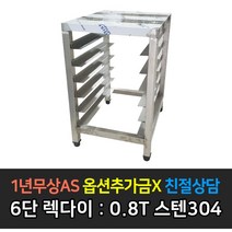[맞춤제작] 업소용 오븐 6단렉다이_스텐304 우녹스 지에라 베닉스 린나이 렉