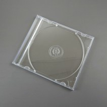 투명 CD 공케이스 1P 보관함 앨범 정리 싱글 영상 기록 미디어 데이터 표지 DVD 게임, 단품