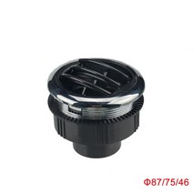 카라반 캠핑카 유니버설 카 벤트 에어 컨디셔너 디플렉터 콘센트 공기 콘센트 원형 회전 내부 통풍구 rv 버스 트럭 자동차 액세서리, 87 75 46, 1개