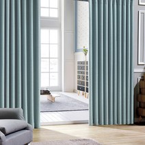 [시우데코] 오로라 암막커튼 커튼봉 or 커튼레일 세트 세로길이 맞춤제작 (핀형/아일렛형)