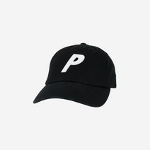 [정품] 팔라스 P 6-패널 캡 블랙 - 22FW Palace 6-Panel Black