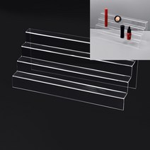 4단 계단식 아크릴 진열대 300MM 2단머리띠정리대 아크릴집기