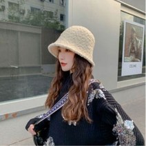 여성 겨울 벙거지 모자 버킷햇