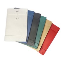 종이 끈 봉투 A5 페이퍼백 엽서 포토카드 포장용 봉투 컬러 무지 노루지, 세로남색1P