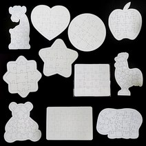 종이퍼즐 꾸미기 만들기재료, 별(11pcs), 1개