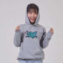 오너클랜 키밍 SPLAT WATER 학생 맨투맨 후드 오버핏
