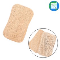 월드크린 천연수세미 둥근사각 설거지 천연 주방 루파 친환경 다목적 수세미 식당 청소