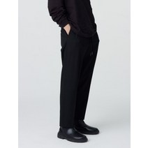 8SECONDS 4way Stretch 블랙 스트레치 밴딩 슬랙스_릴렉스핏 422821LY25