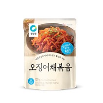 청정원 오징어채볶음(냉장) 100g x 4개